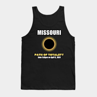 Missouri Path Of Totality Solar Eclipse On April 8 2024 Tank Top